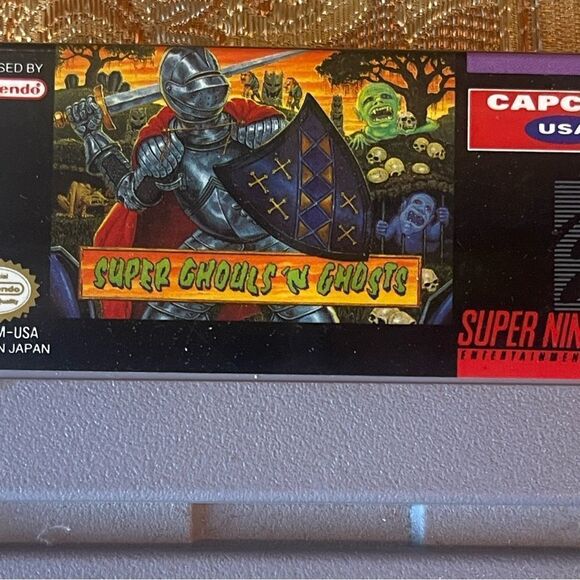 Super Ghouls n Ghosts SuperNintendo Game - Picture 1 of 7